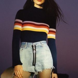 Urban Outfitters: Retro Mock Turtle Neck Size Large